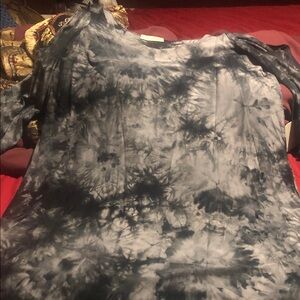 Yoli Rapp Monochrome Tie-Dye Top